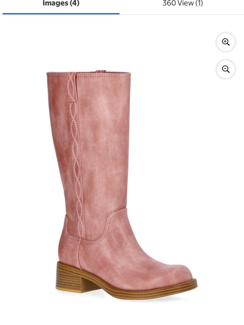 No Boundaries Dusty Rose Mid-Calf Heeled Boots
